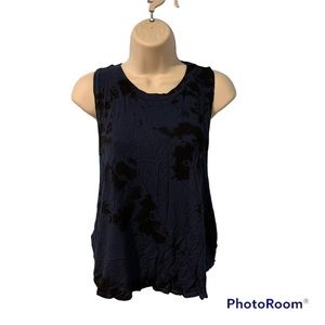 Jala Yoga Muscle Tank Blue Tie-Dye